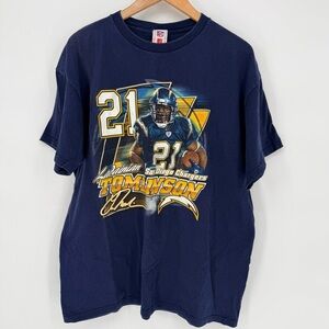 NFL Navy Blue T-Shirt with Red and White Logo